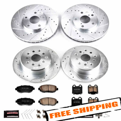 Power Stop K1079 1-Click Z23 Evolution Sport Brake Kit for 02-10 Lexus SC430