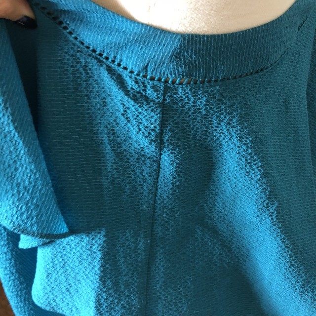 teal spaghetti strap top