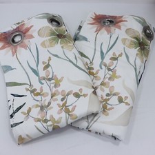 Voyage Maison Oceania Pair Lined Eyelet Curtains Sandstone W168 x Drop 183cm