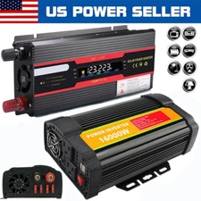 16000W 6000W Car Power Inverter DC 12V to AC 110V Pure Sine Wave Power Converter