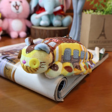 Studio Ghibli Park Limited My Neighbor Totoro The Cat Bus Keychain Plush 15cm