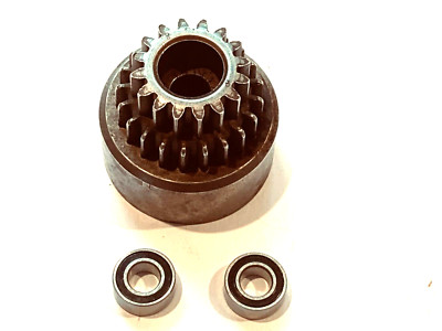16T + 21T Zweigang Kupplungsglocke + Lager für HPI, CEN VX SH & Thunder Tiger
