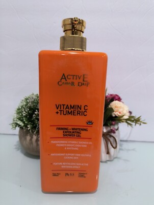 ACTIVE CAVIAR VIT. C & TURMERIC EXFOLIATING SHOWER GEL 1000ml SPF 50