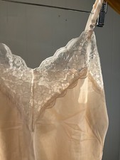 90s Blush Pink Lace Lingerie Top / Vintage / See Mesurements