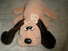 1985 Tonka Pound Puppies 18" Brown Tan Long Ear Hound Dog Plush Puppy P48A 