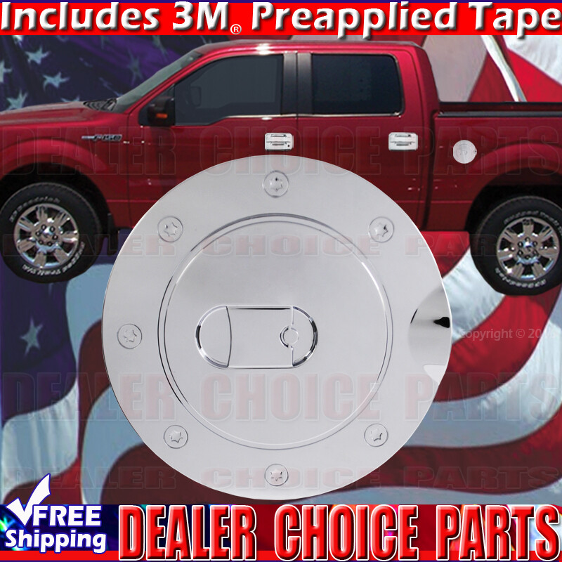 2009 2010 2011 2012 2013 2014 FORD F150 F-150 Chrome Fuel Gas Door