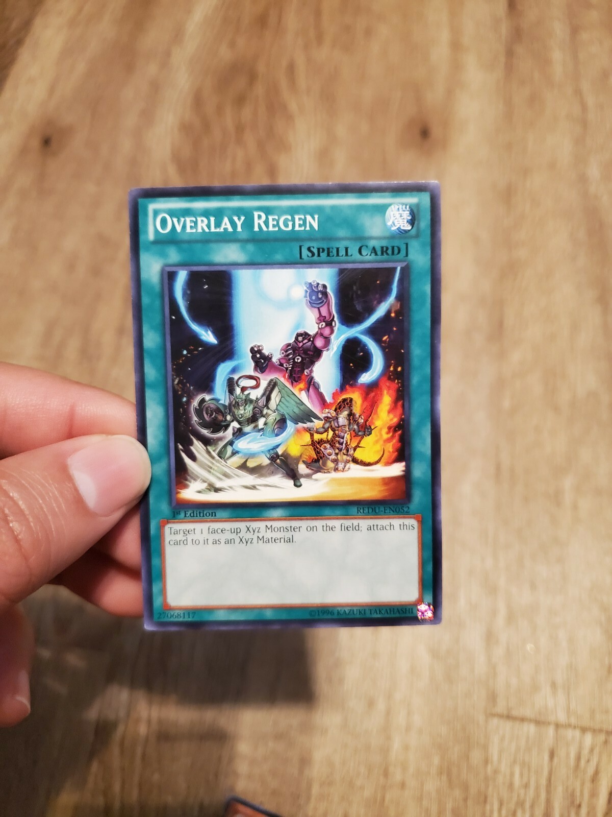 Yu-Gi-Oh! Overlay Regen Card - REDU-EN052 Common, From Return Of The Duelist Unlimited Edition