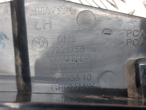 SOPORTE GUARDABARROS TRASERO IZQUIERDO BMW I3 I01 7296755 2014 - Imagen 11 de 12