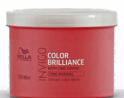 Wella Professionals Brilliance Behandlungsmaske feines normales Haar 500ml 