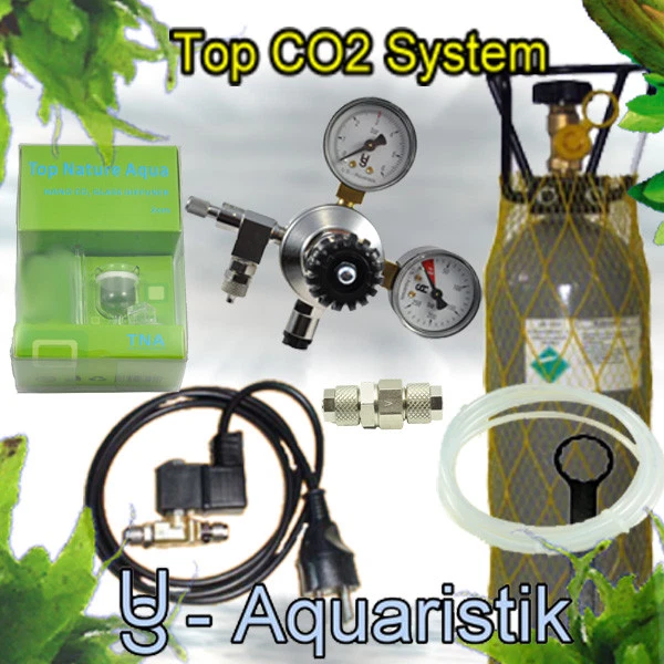US-AQUARISTIK CO2 Anlage 2kg ca. 200 l mit Nachtabschaltung - SE02
