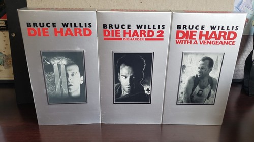 Die Hard Trilogy 1 2 3 VHS Box Set 1996 Release THX Remaster - Picture 10 of 18