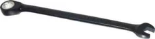 Proto 1/4" 12 Point Combination Wrench 15° Head Angle, 5" OAL, Steel, Black C...
