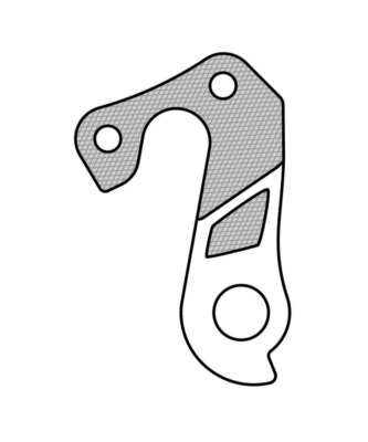 Patte De Dérailleur BIKESOS S550v Pour Vélo, Aluminium Noir, Compatible Bottecchia, Lapierre, Etc.