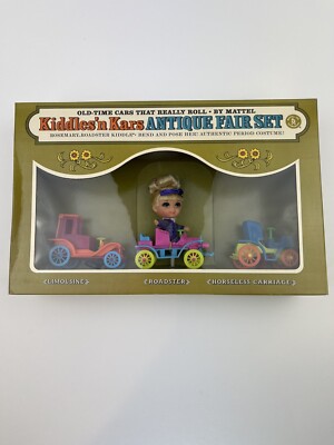 Mattel Kiddles n Kars Antique Fair Set Rosemary Roadster 1969 #3806 NEW IN BOX