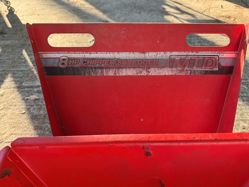 mtd yard machines 8 hp chipper shredder