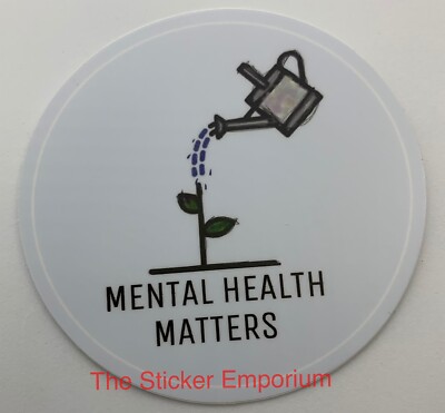 Mental Health Matters Sticker ~ Water Bottle ~ Laptop ~ Tumbler ~ Vinyl ...