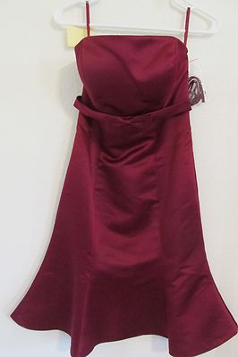 New Women's Bella Formals Venus Formal Dress Burgundy Red Prom Bridesmaid  Size 8 | eBay
