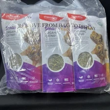 6 X SmartyKat Organic Catnip for Cats & Kittens, Resealable Pouch - 1 Ounce