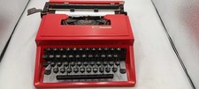 Maquina de escribir, Typewriter, Schreibmaschinen. OLIVETTI LETTERA 31 Roja.