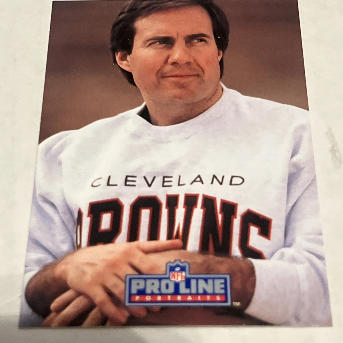 1991 Pro Line Portraits Bill Belichick #115 for sale | eBay
