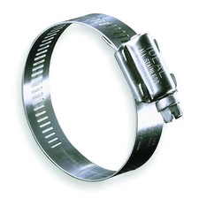 Zoro Select 6X200 Hose Clamp, 1-1/4 To 2-5/8In, Sae 262, Pk10,  6X200