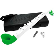 Nuvo jSax 2.0 Plastic Saxophone White/Green