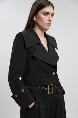 Karen Millen maßgeschneiderte Jacke Damen erhöhte Tagesjacken & Mäntel