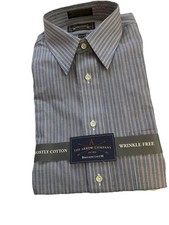 New Arrow Company Wrinkle Free Men  s dress shirt size 15 1/2 34/35 stripes