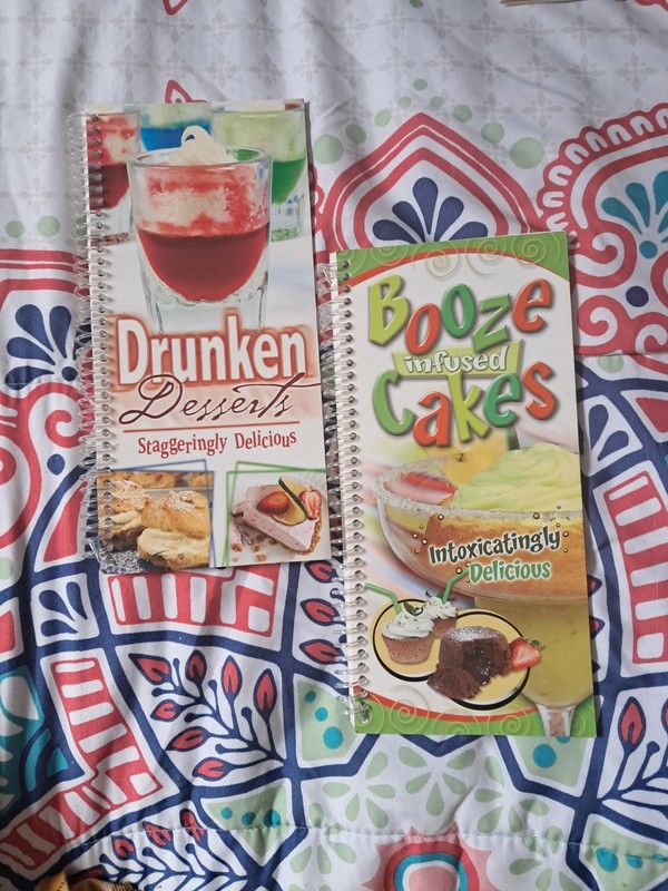 CQ Products Drunken Desserts & Booze Infused Cakes Recipe Books Original Paper