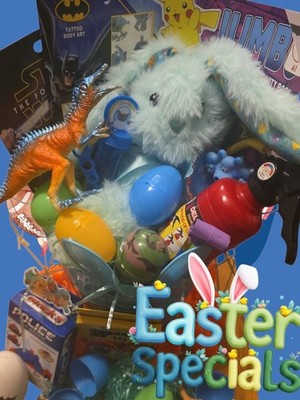 Boys Easter Basket 35+ Toys   No Candy   Surprise Eggs   Bestseller