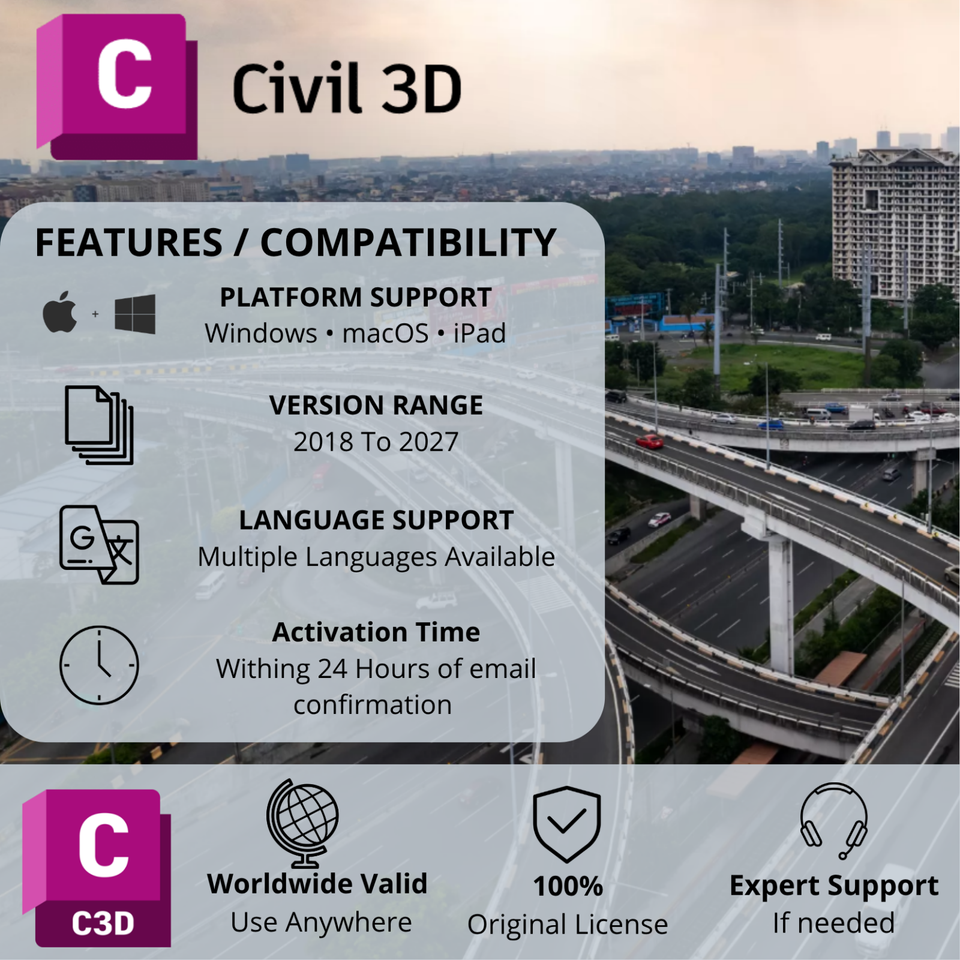 Autodesk Civil 3D 2026 Civil Engineering & Surveying Software ...