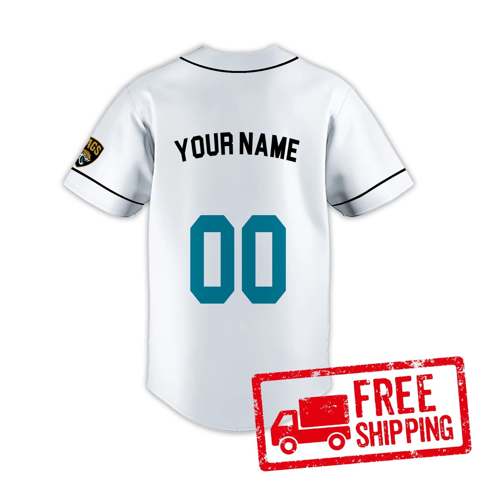 Custom Personalized, Jaguarss Team Jacksonville Baseball Jersey