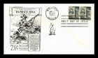 US COVER BATTLE OF BUNKER HILL MONUMENT FDC LOWRY ARISTOCRATS CACHET