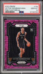 八村塁 rc base pink disco prizm /50 psa 10 八村塁 rc base pink disco prizm /50 psa 10 Victor Wembanyama 2023