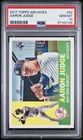 2017 TOPPS ARCHIVES AARON JUDGE #62 RC ROOKIE CARD PSA 10 GEM MINT YANKEES