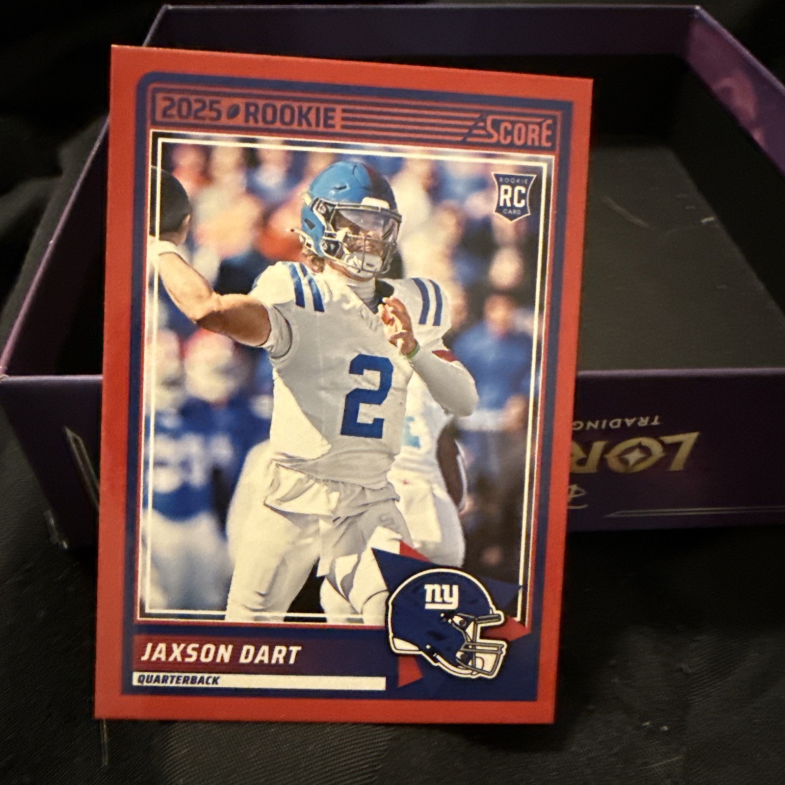 2025 Score - Rookies Jaxson Dart #35 Red (RC)