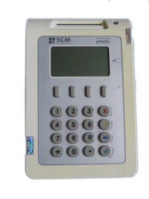 SCM eHealth200 BCS eHealth Terminal Chipkartenterminal #30 WIE NEU !