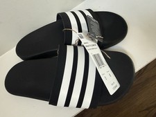 adidas Adilette Aqua Women's Slides Sandal - Black, US 6