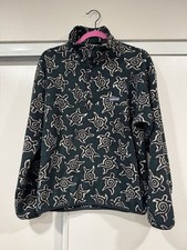 Vintage Patagonia Synchilla Snap-T Pullover Mens Medium Green Zen Turtles Rare