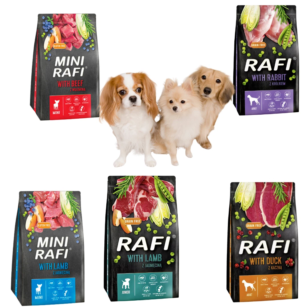 RAFI SMALL BREED DOGS - 3kg - DRY Dog Food Healthy Gluten Free
Opens in a new window or tab