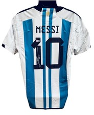Lionel Messi Signed Argentina World Cup 2022 Jersey BAS COA