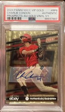 2024 Panini The National VIP #RP8 Charlie Condon SUPERFRACTOR AUTO 1/1 PSA AUTH!
