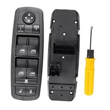 Master Power Window Switch, Driver Side 3  0 Pins, Replacement for 4602535AC