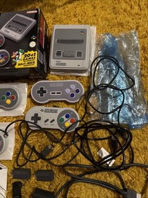 Super Nintendo Super Famicom Edition Classic Mini w/ Box 8bitdo Controllers
