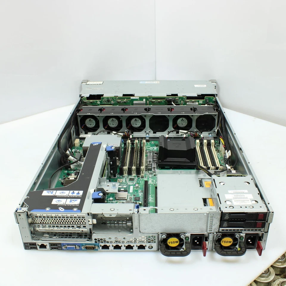 HP ProLiant DL380E Gen8 1x Intel Xeon E5-2420 0 4X4GB RAM 300GB 2.5" No OS - Image 4 of 4