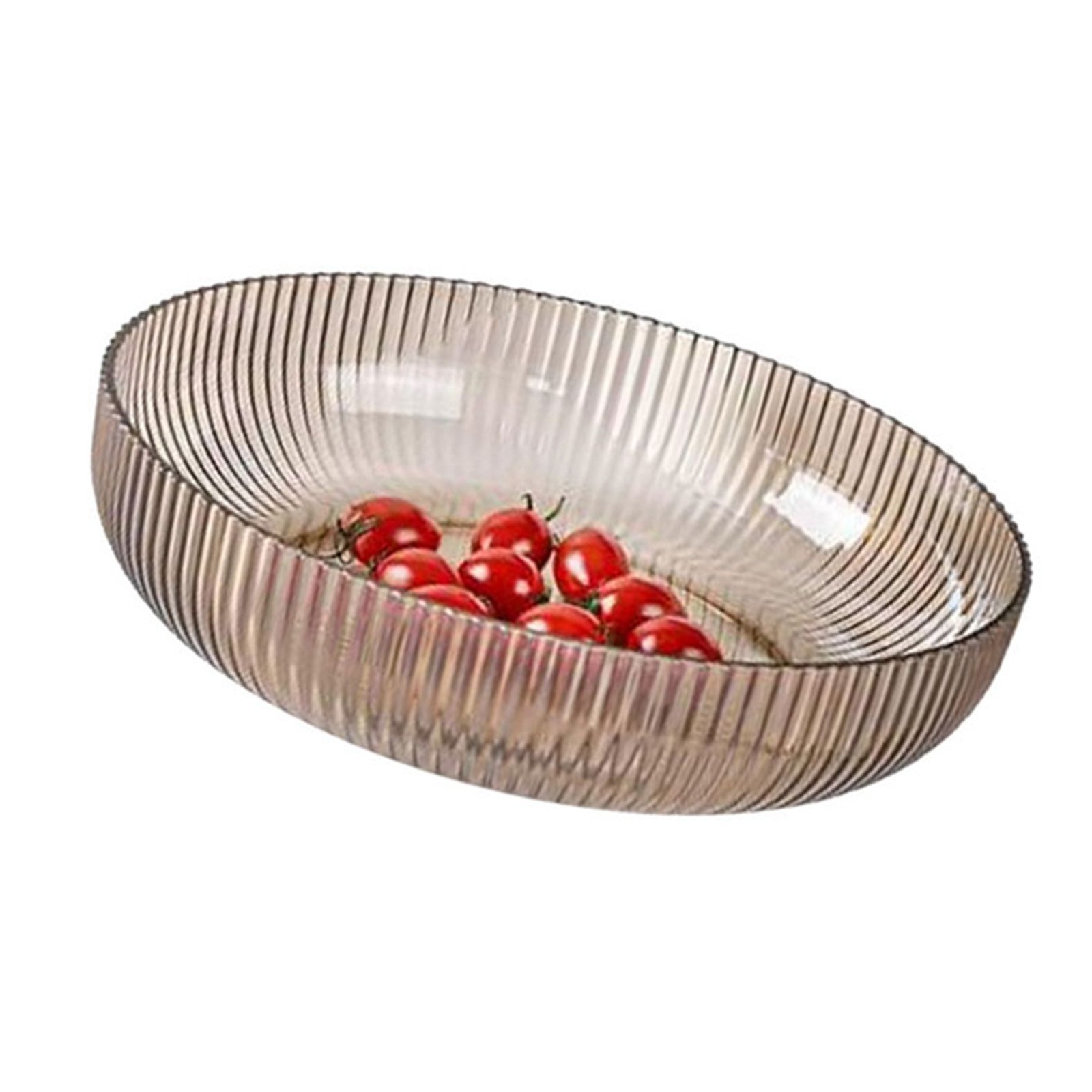 Fruit Bowl Odorless Transparent Elegant PET Salad Serving Bowl For Snack Candy D