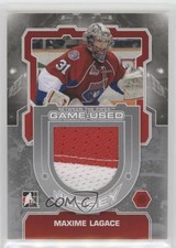 2012 ITG Between the Pipes Game-Used Jersey Silver /140 Maxime Lagace #M-38 0c2