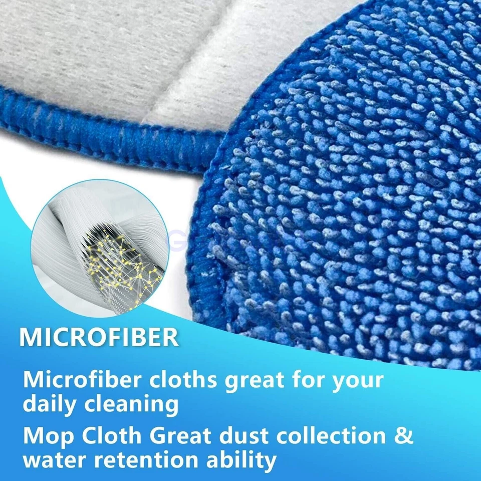 2/4 Pack of FOR VAX STEAM CLEANER CLOTH REPLACEMENT STEAM MOP PADS - Image 2 of 4