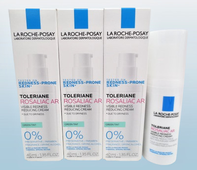 LA ROCHE POSAY TOLERIANE ROSALIAC AR VISIBLE REDNESS REDUCING CREAM 1.35 OZ 3PC