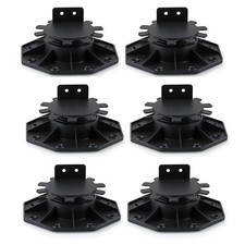 6 Socles de Support de Solive, Socle de Support Réglable pour Terrasse et P7378